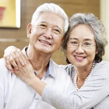 Retired Couple Smiling
